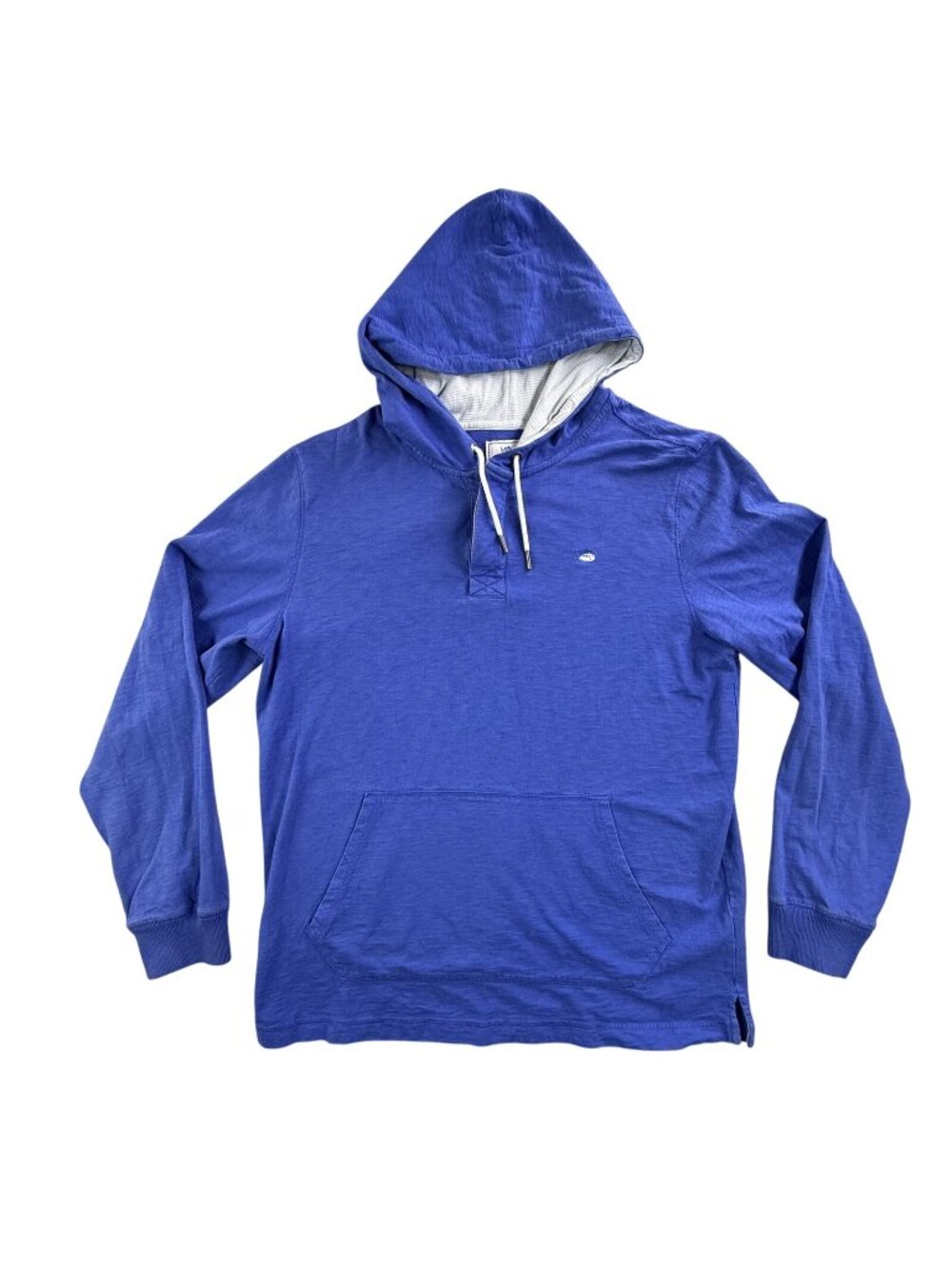 Southern Tide Hoodie Mens Large Blue Lightweight Jersey Kangaroo Pocket Logo